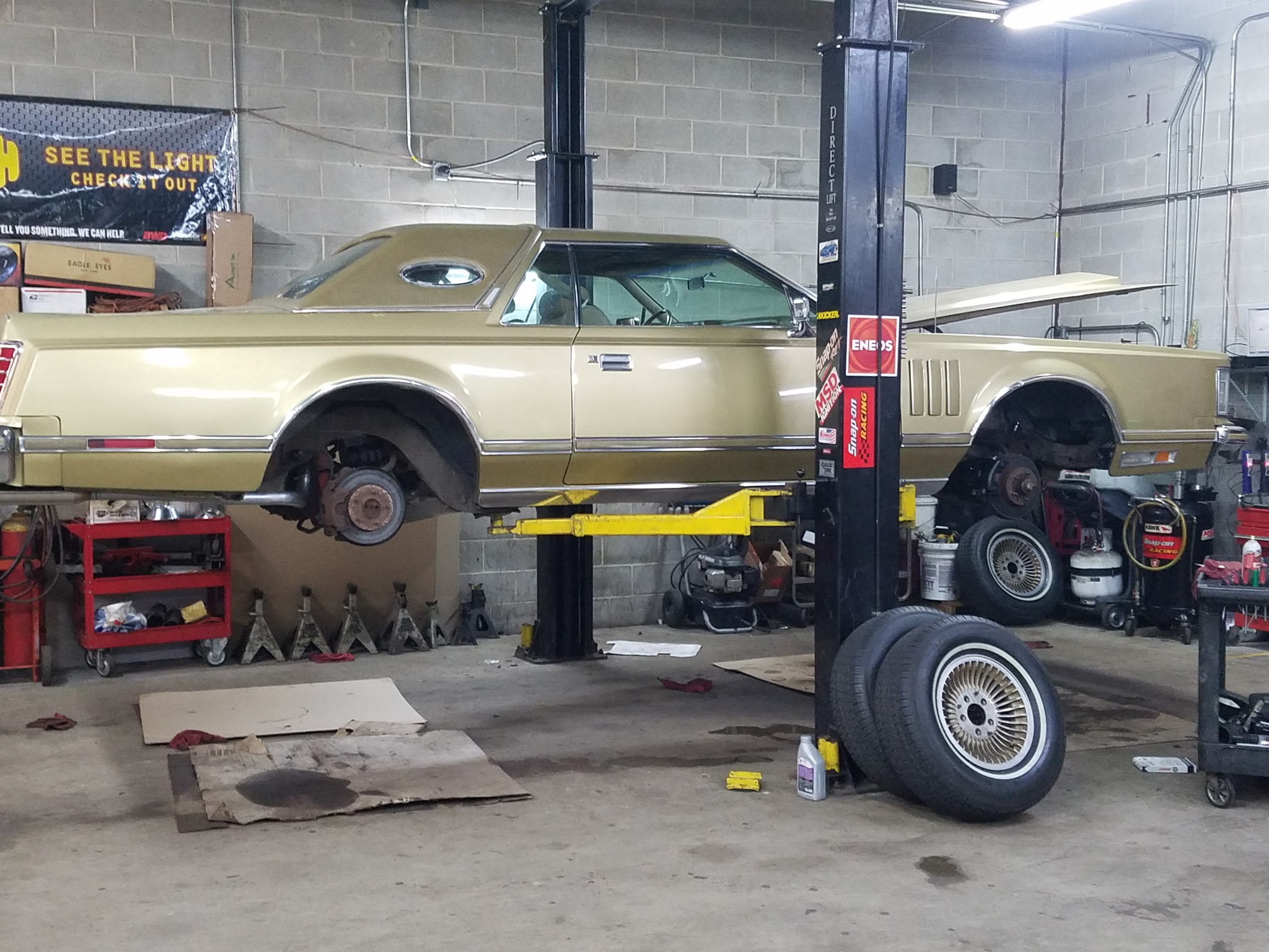 Classic American muscle cars at Nefty's Auto